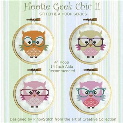 (image for) Stitch & a Hoop Pattern: Hooties Geek Chic II